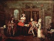 William Hogarth Mariage a la Mode oil on canvas